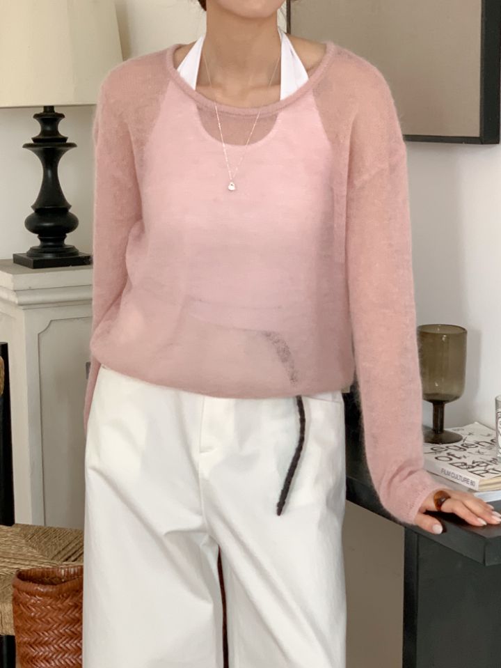 CALLIT東大門代購女士新品休閑熱賣職業真品25春夏針織衫馬海毛CALLIT針織衫