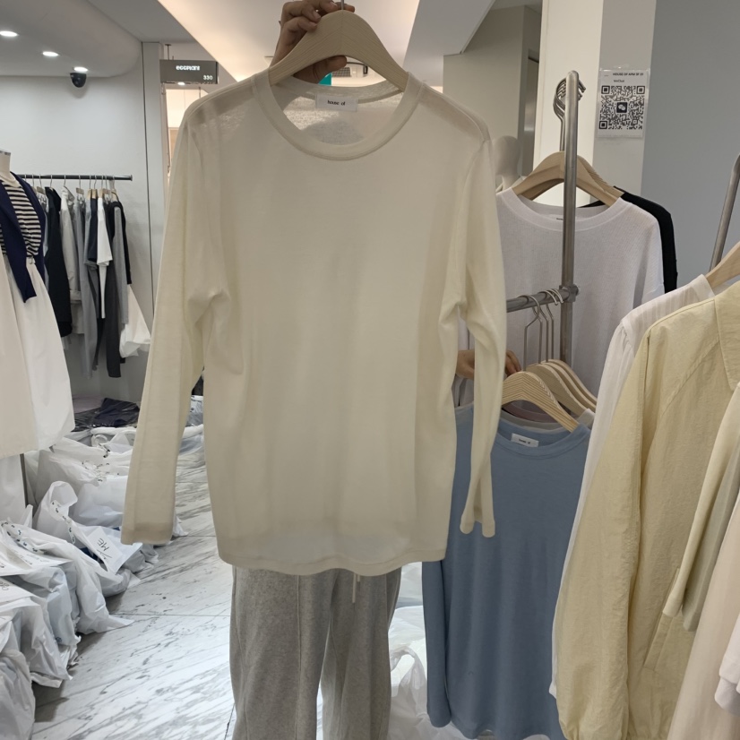 HOUSE OF/DE MERRY東大門直郵女裝新品人氣25春夏長袖T恤HOUSE OF/DE MERRY長袖T恤圖色2
