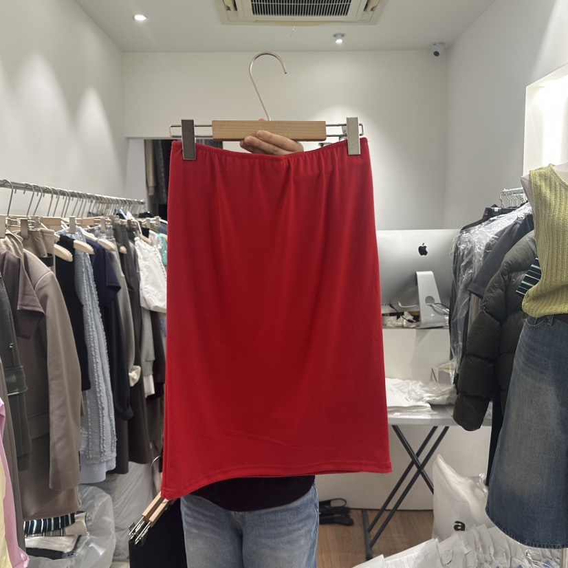 DOUZE韓國代購女士新品真品休閑時尚職業25春夏推薦熱賣長裙DOUZE長裙