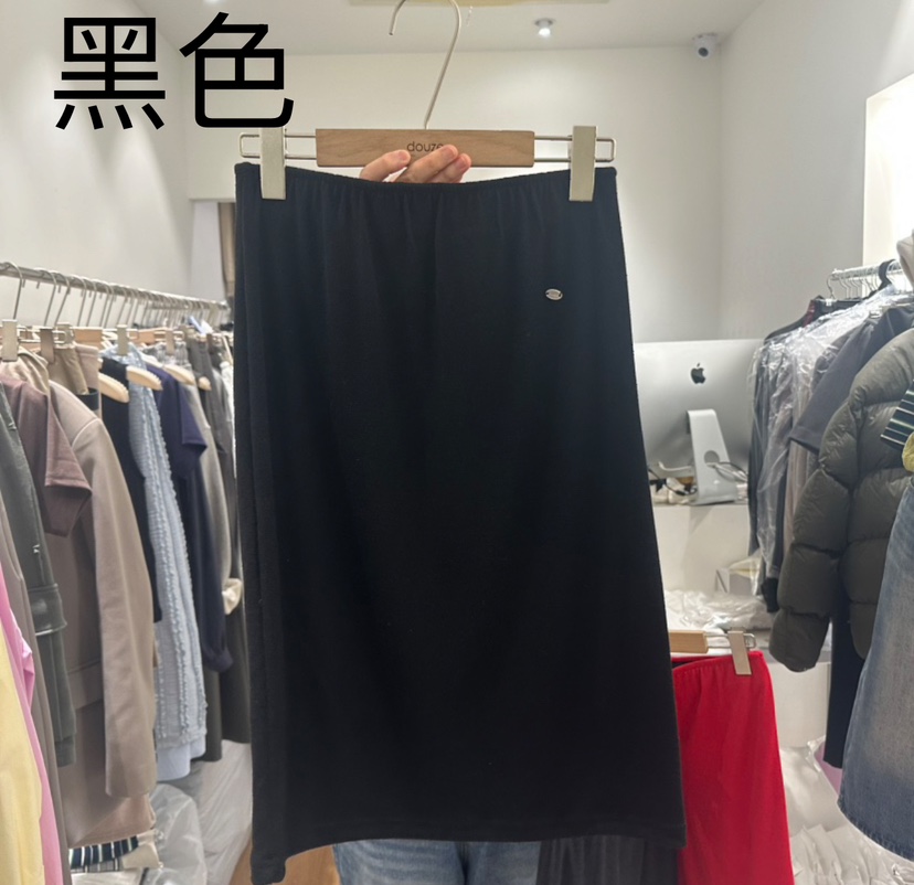 DOUZE韓國代購女士新品真品休閑時尚職業25春夏推薦熱賣長裙DOUZE長裙圖色3