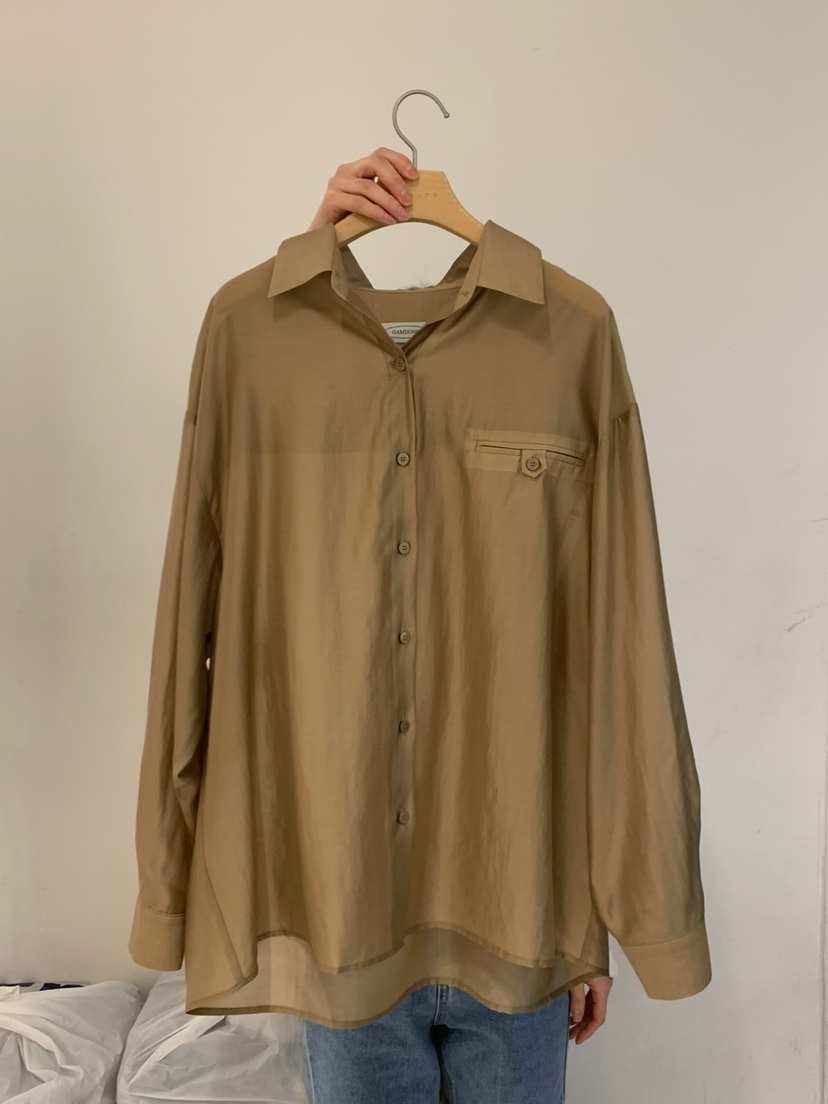 GAMDONG韓國代購女裝新品職業熱賣時尚真品25春夏襯衫蕾絲衫GAMDONG襯衫/蕾絲衫圖色4