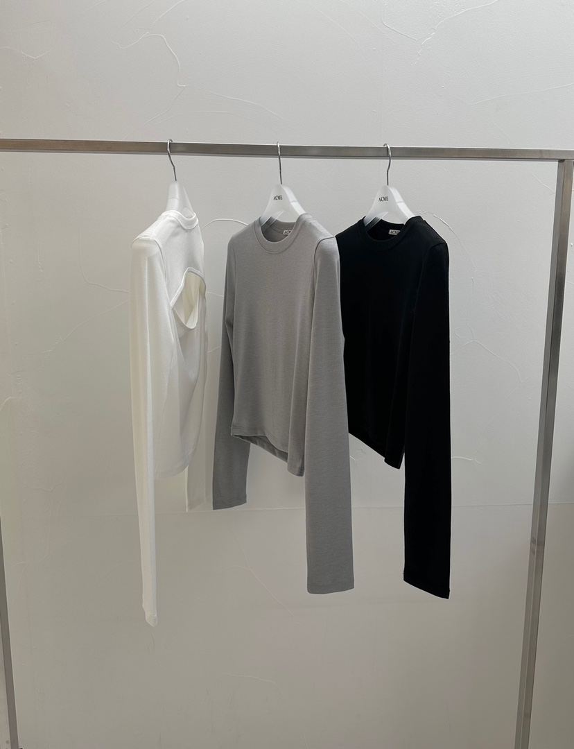 ACME東大門實拍女裝新品真品休閑人氣25春夏時尚熱賣長袖T恤ACME長袖T恤