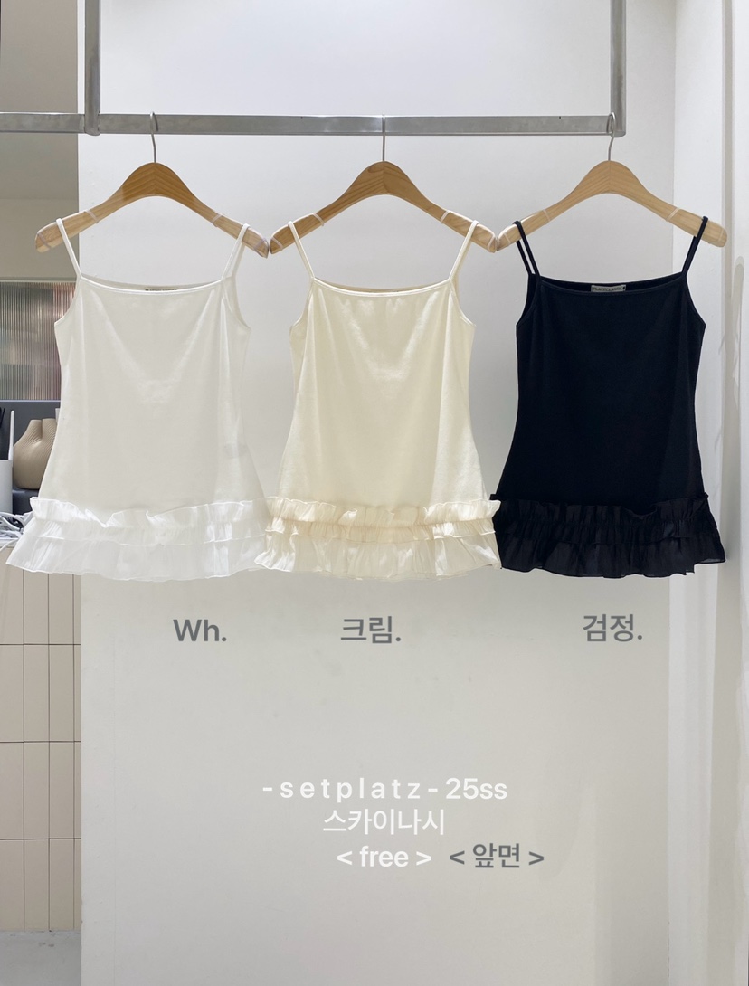SETPLATZ韓國代購女士新品人氣休閑職業時尚真品推薦吊帶背心PLATZCLASSIC吊帶/背心