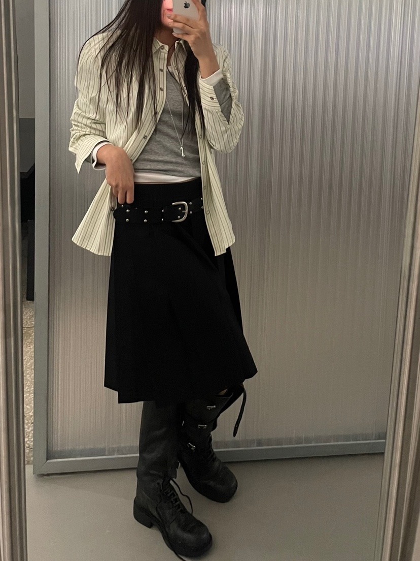 ACME東大門實拍女裝新款推薦時尚真品人氣25春夏半身裙中短裙ACME半身裙/中短裙