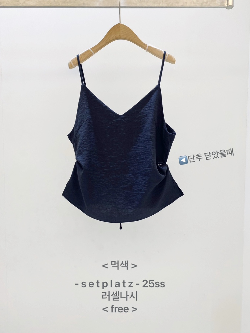 SETPLATZ東大門實拍女裝新品熱賣真品推薦25春夏休閑吊帶背心PLATZCLASSIC吊帶/背心圖色4