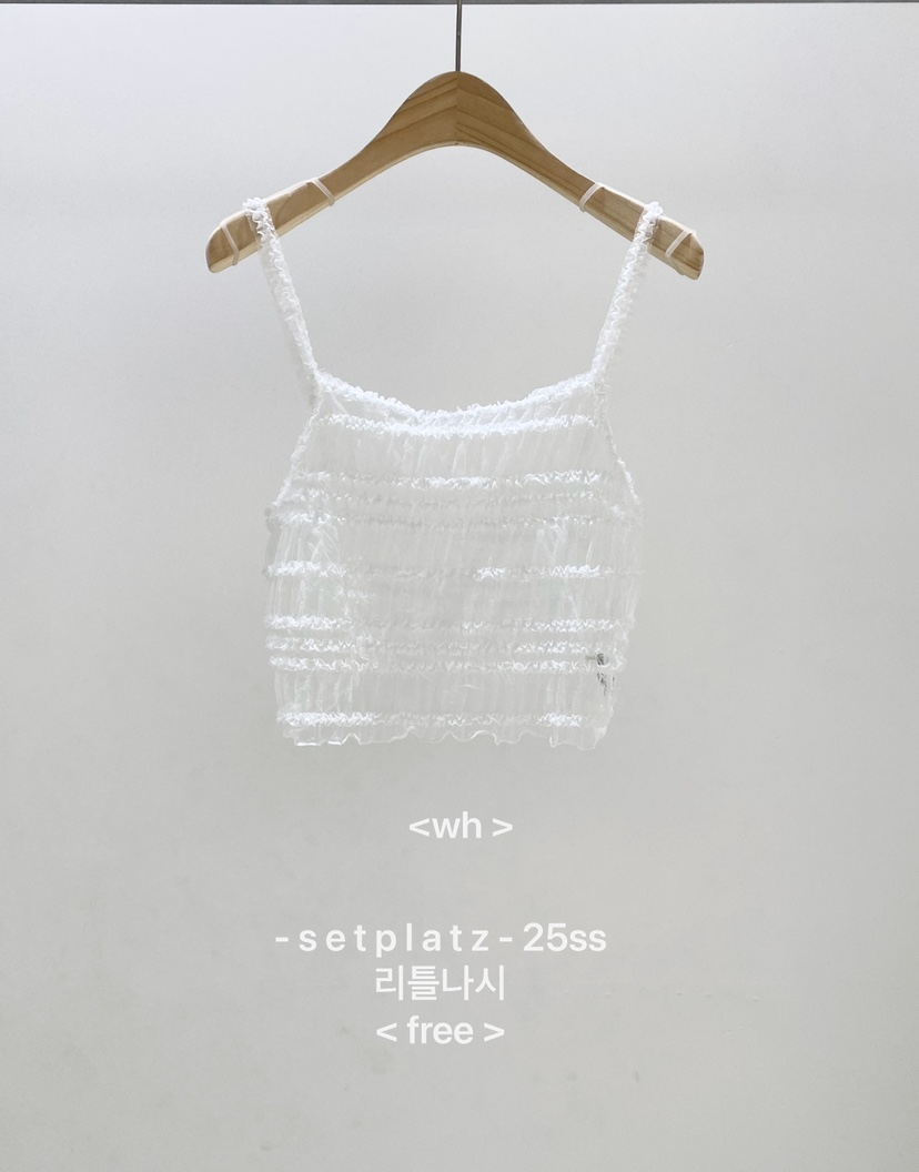 SETPLATZ韓國代購女裝新品時尚真品熱賣推薦職業25春夏吊帶背心PLATZCLASSIC吊帶/背心