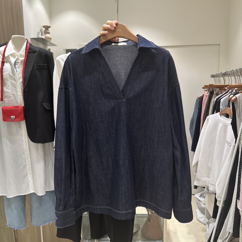 MELO東大門代購女裝新品職業真品休閑時尚25春夏襯衫蕾絲衫MELO襯衫/蕾絲衫