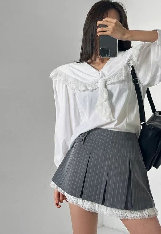 AWESOME-TB1韓國直郵女裝新品25春夏熱賣人氣職業推薦短裙AWESOME-TB1短裙