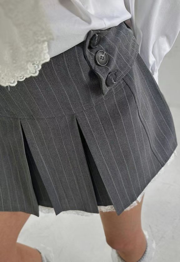 AWESOME-TB1韓國直郵女裝新品25春夏熱賣人氣職業推薦短裙AWESOME-TB1短裙