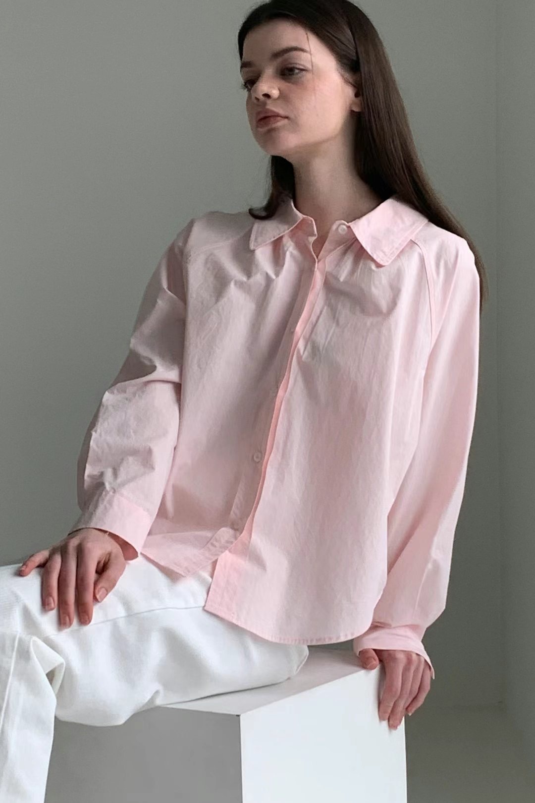 BARISTAR東大門直郵女裝新品25春夏休閑時尚推薦襯衫蕾絲衫BARI BARI襯衫/蕾絲衫圖色1