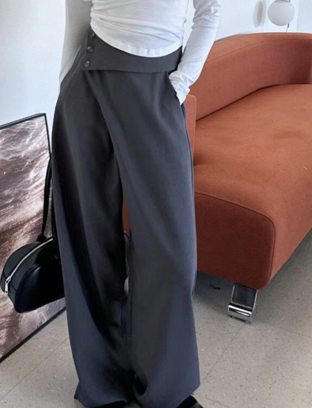 AWESOME-TB1東大門直郵女士新品熱賣人氣真品25春夏休閑褲AWESOME-TB1休閑褲圖色2