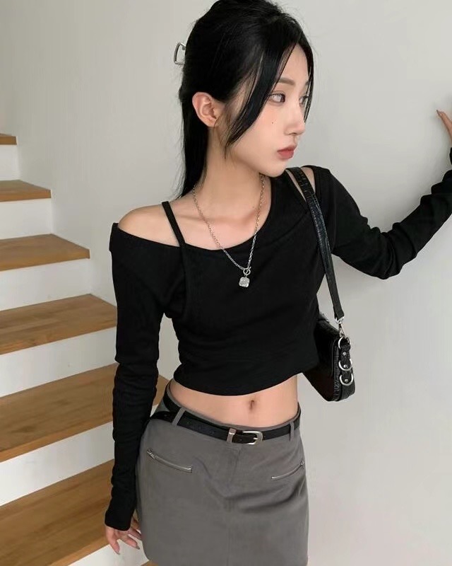 AWESOME-TB1東大門實拍女裝新品熱賣休閑真品推薦時尚套裝AWESOME-TB1套裝圖色3