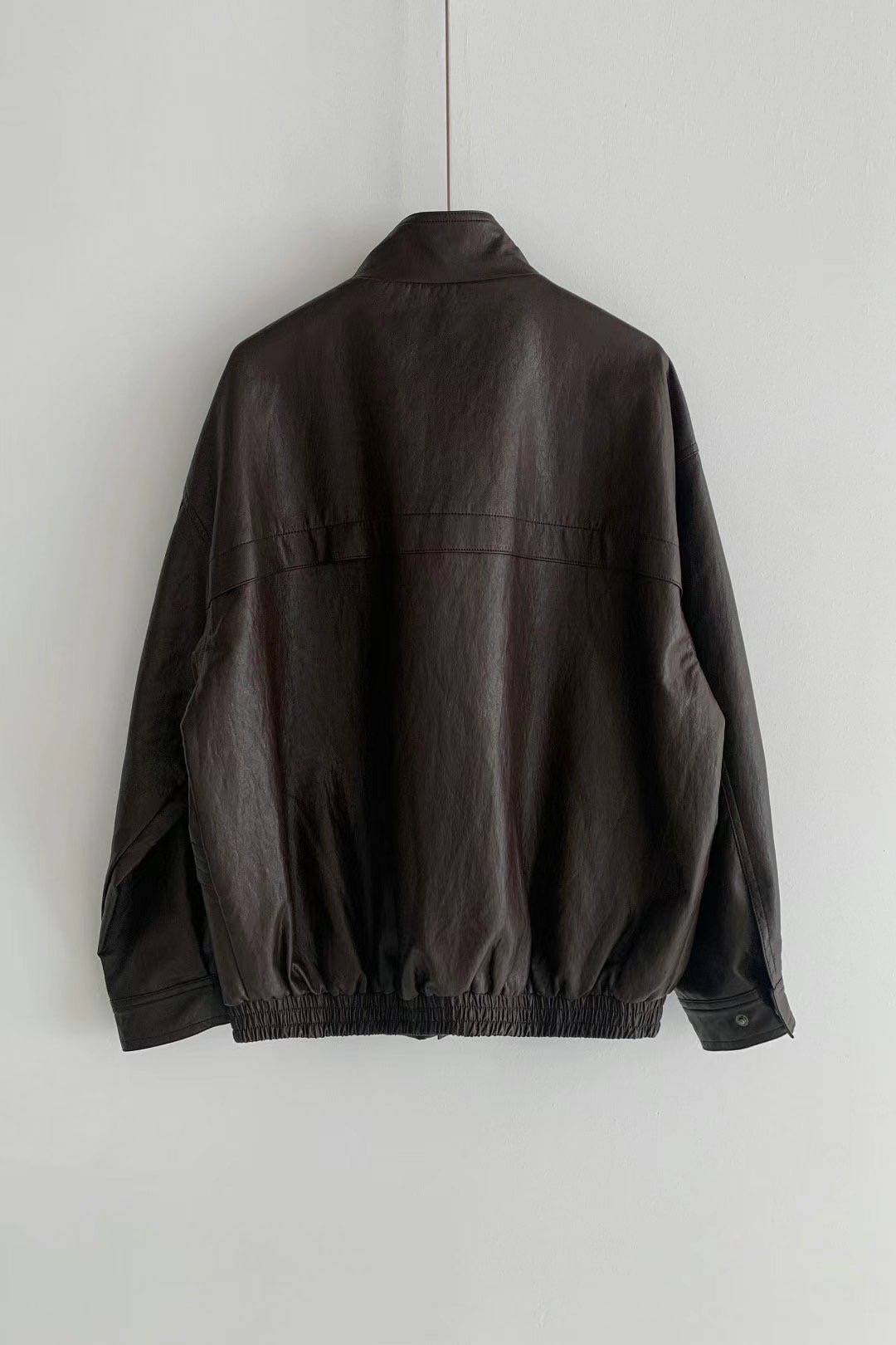 BARISTAR東大門實拍女士新品25春夏真品休閑時尚夾克皮革高領BARISTAR夾克