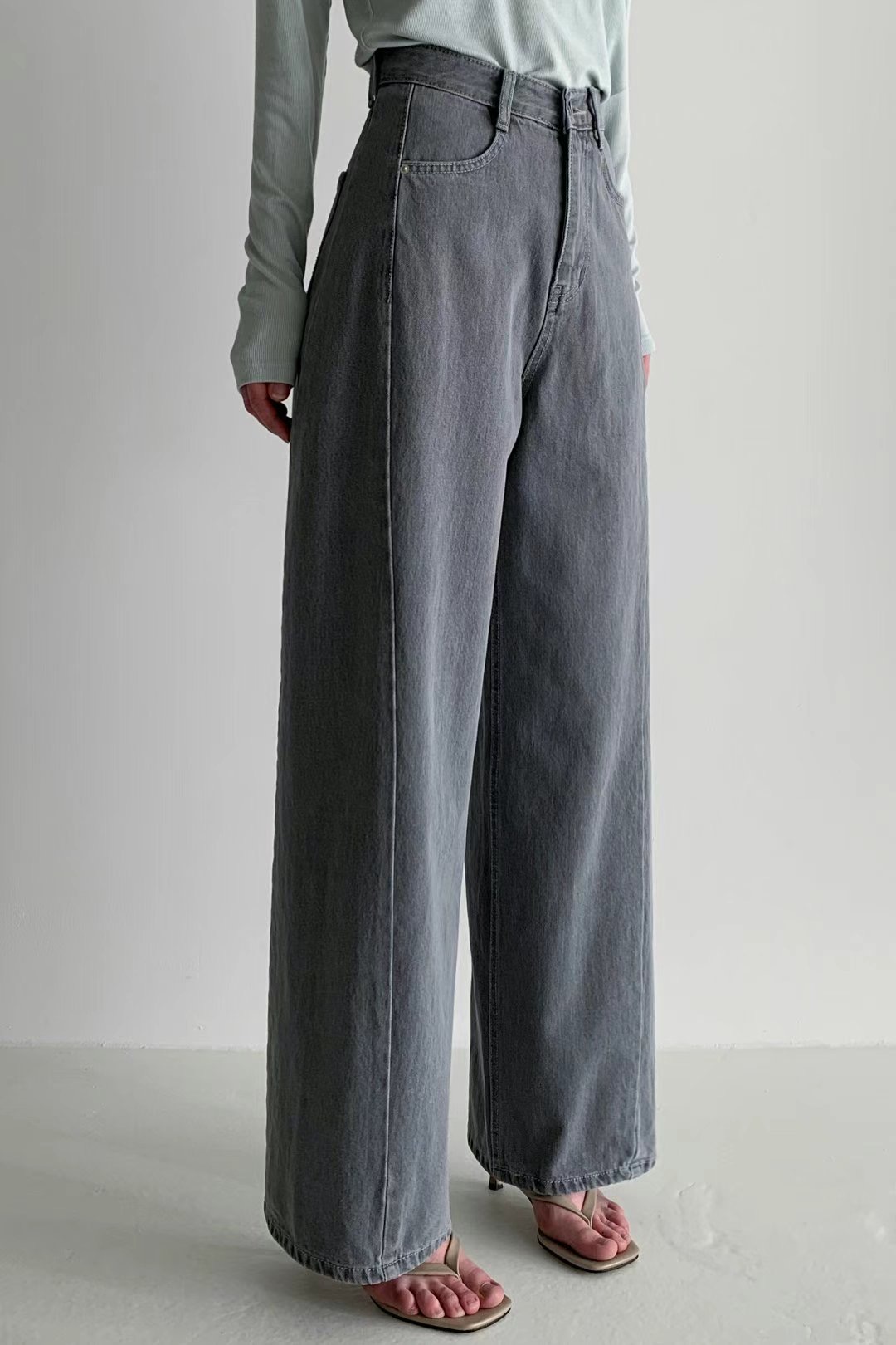 BARISTAR韓國代購女士新款人氣25春夏休閑職業推薦時尚牛仔褲BARI BARI牛仔褲