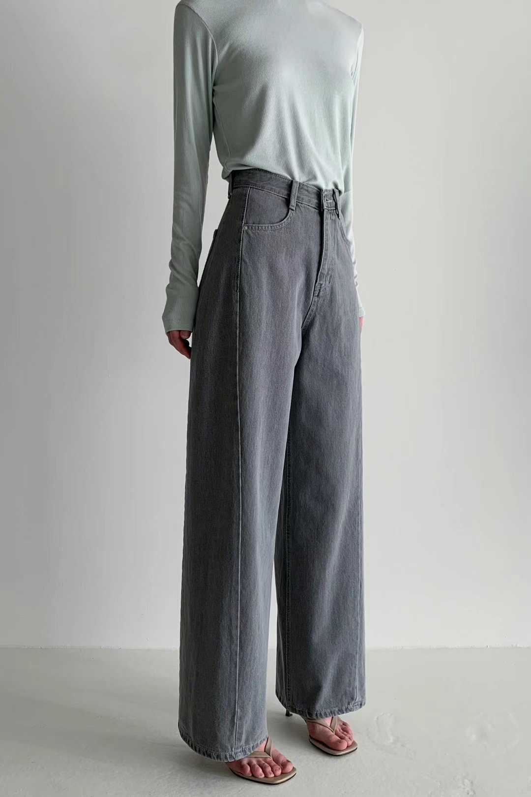 BARISTAR韓國代購女士新款人氣25春夏休閑職業推薦時尚牛仔褲BARI BARI牛仔褲