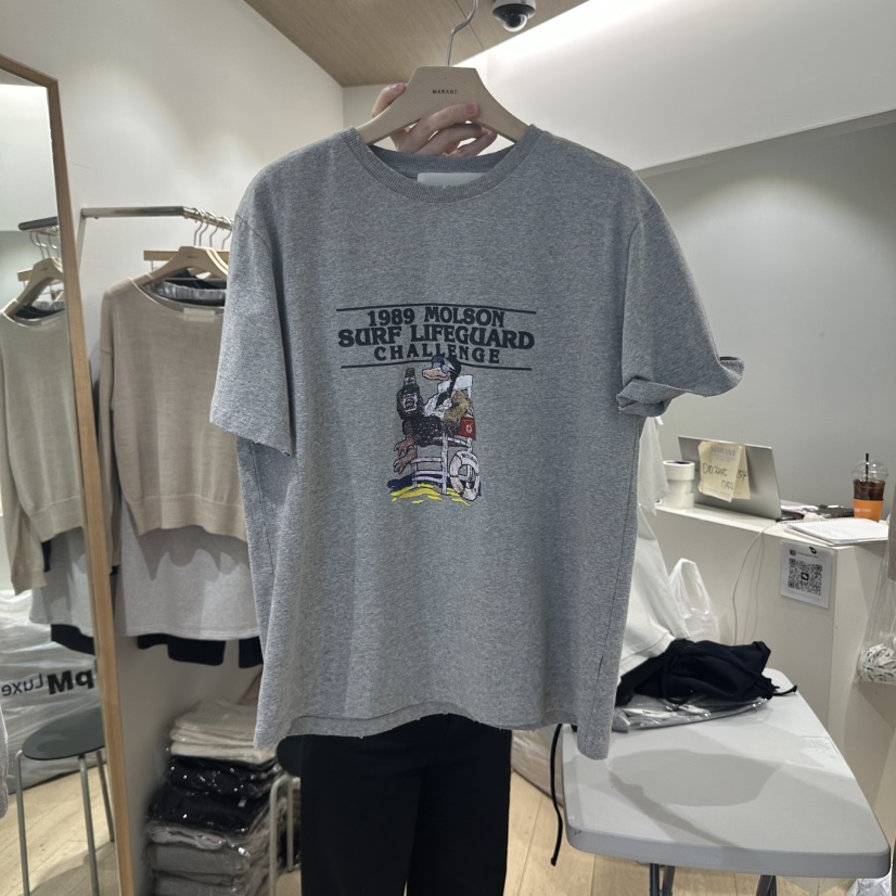 MARANT東大門代購女裝新款時尚休閑職業真品推薦熱賣T恤復古MARANTT恤圖色3