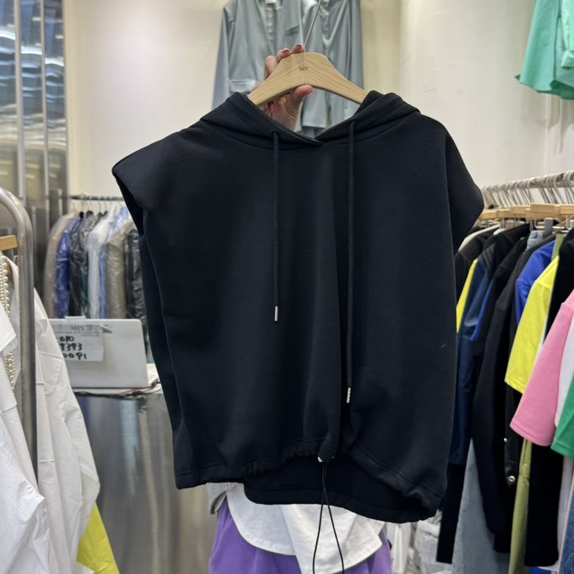 MIX東大門直郵女士新款25春夏時尚熱賣真品職業吊帶背心連帽MIX吊帶/背心圖色2