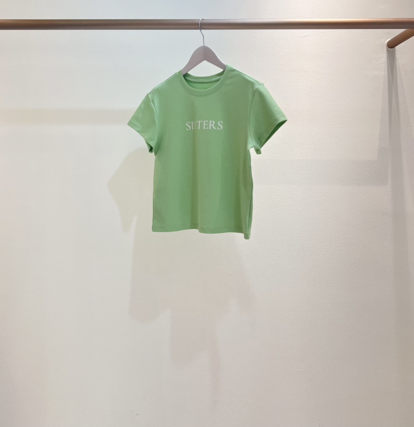 CAKE韓國直郵㊣東大門實拍女裝新品休閑推薦職業時尚25春夏T恤CAKET恤圖色2