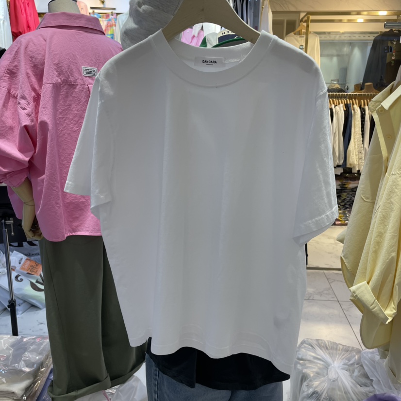 DANGARA直郵韓國代購㊣女裝新品熱賣人氣職業推薦25春夏T恤DANGARAT恤圖色5