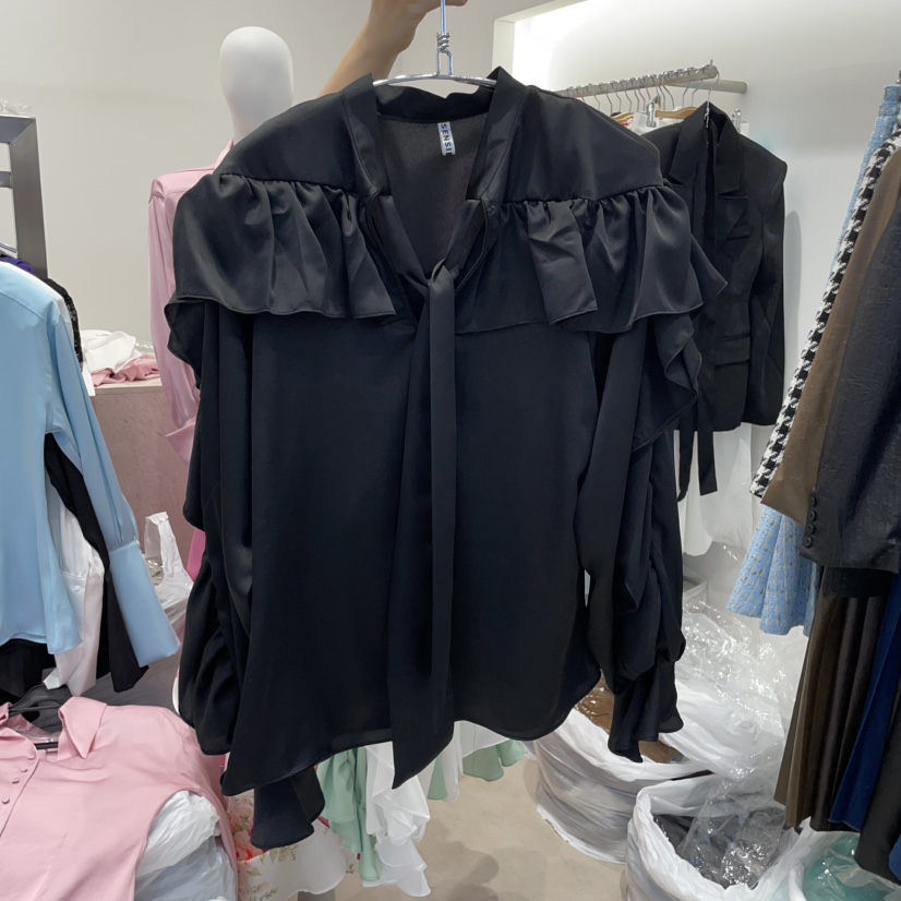 SENSIBLE-S韓國㊣直郵東大門代購女裝新品熱賣人氣襯衫蕾絲衫SENSIBLE襯衫/蕾絲衫圖色4