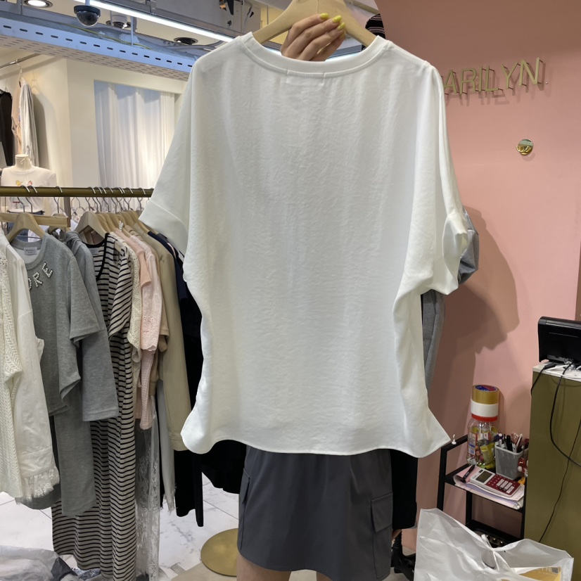 MARILYN韓國直郵㊣東大門實拍女裝新品職業推薦25春夏休閑T恤MARILYNT恤