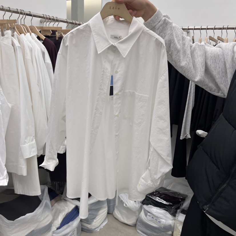 IDEE-A直郵韓國代購㊣女裝新品時尚人氣25春夏熱賣襯衫蕾絲衫IDEE-A襯衫/蕾絲衫