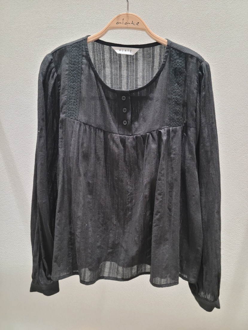 ALATE韓國直郵㊣東大門實拍女裝新品人氣熱賣職業襯衫蕾絲衫LEGACY襯衫/蕾絲衫圖色2