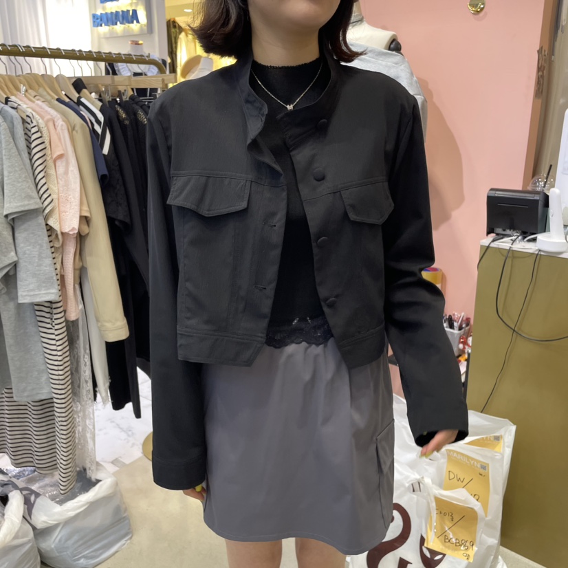 MARILYN韓國直郵㊣女裝新款時尚人氣25春夏職業熱賣夾克羊毛MARILYN夾克圖色2