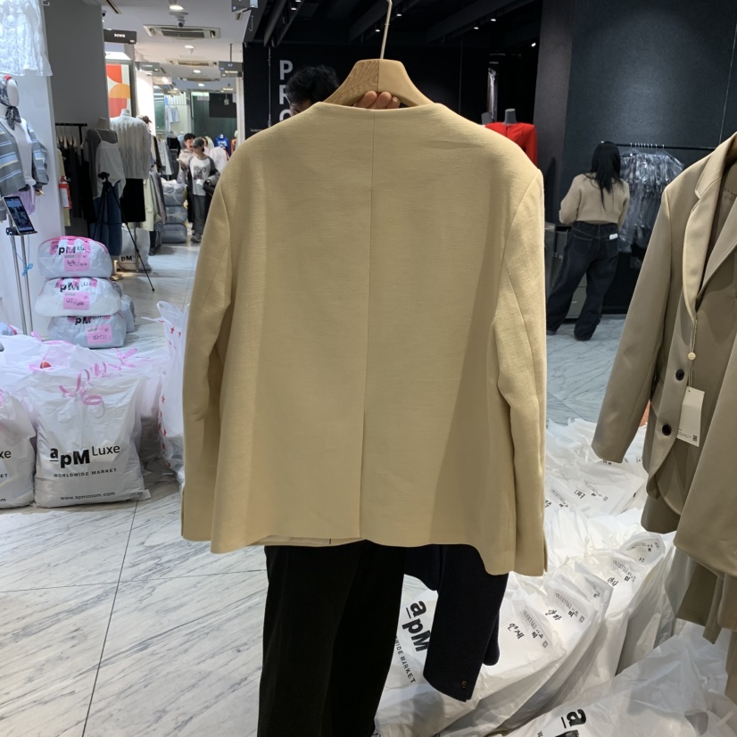 DUPLO韓國㊣直郵東大門代購女裝新品休閑25春夏人氣職業夾克DUPLO夾克