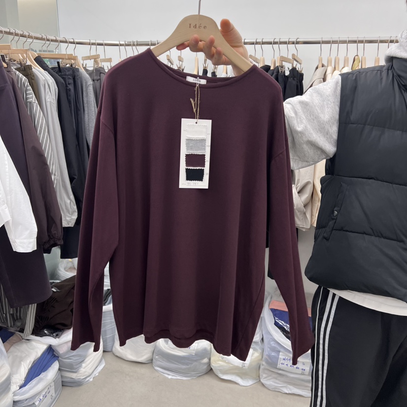 IDEE-A韓國直郵㊣女裝新品人氣推薦25春夏時尚休閑長袖T恤IDEE-A長袖T恤