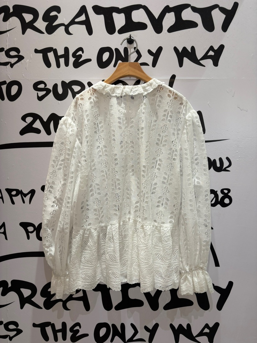 2ND K直郵韓國代購㊣女裝新款休閑推薦熱賣25春夏襯衫蕾絲衫2ND K襯衫/蕾絲衫