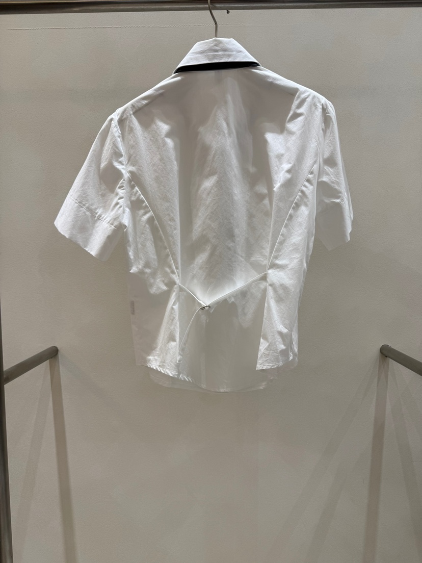 FEFFER韓國㊣直郵東大門代購女裝新品25春夏襯衫蕾絲衫含領帶FEFFER襯衫/蕾絲衫