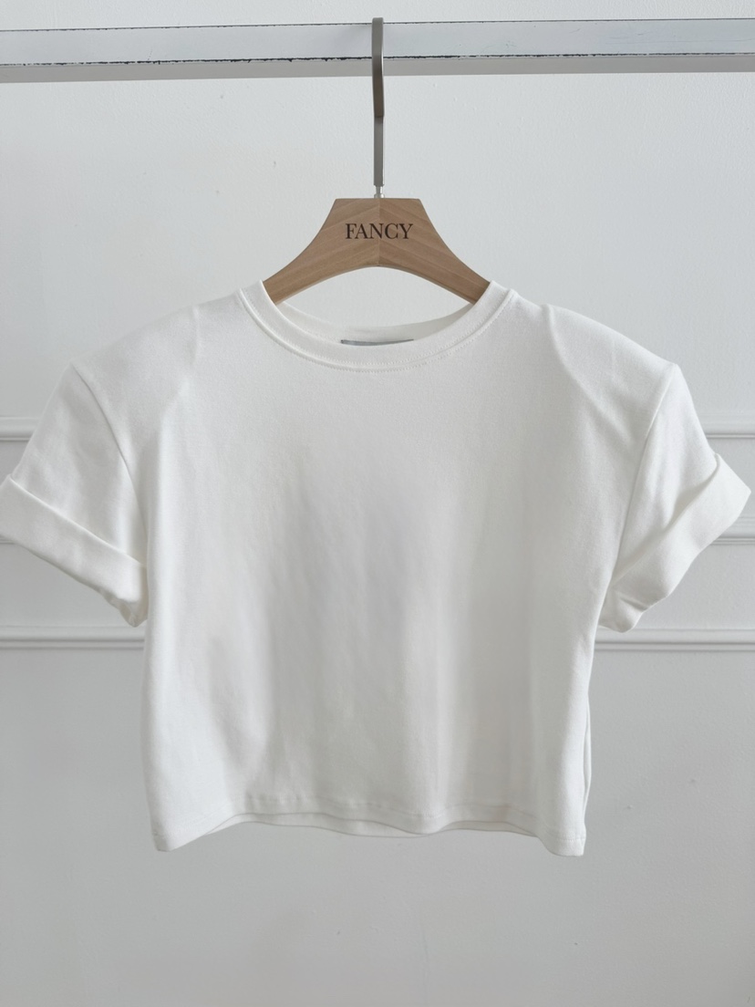 FANCY韓國直郵㊣東大門實拍女裝新款25春夏推薦休閑熱賣T恤FANCY/SomethingT恤圖色1