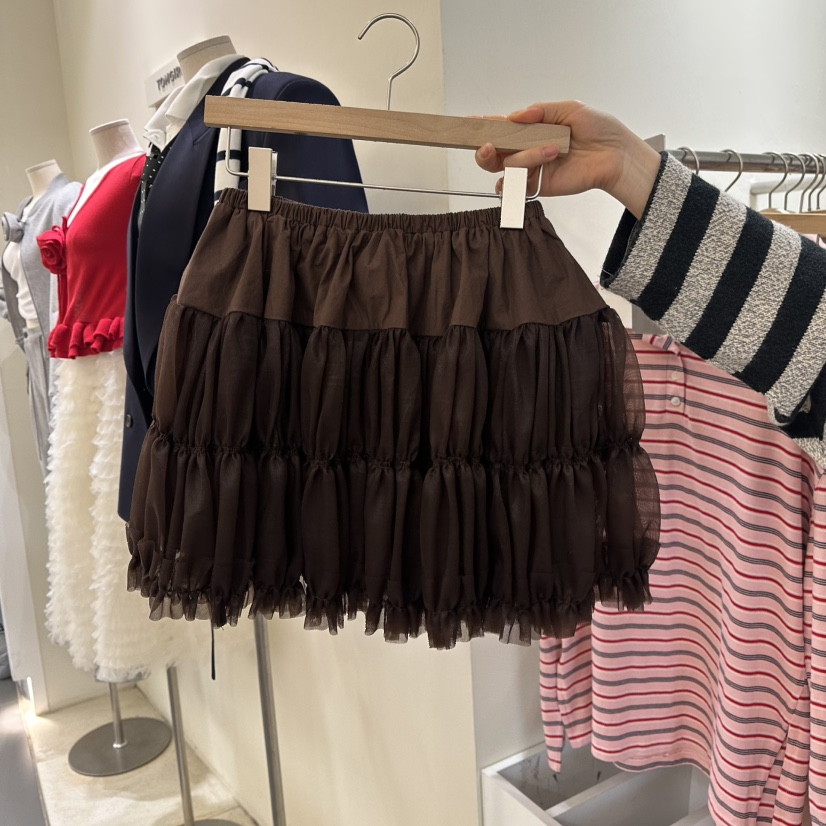 TOMGIRL韓國㊣直郵東大門代購女裝新款休閑熱賣25春夏職業短裙FEBRUARY 11短裙圖色2