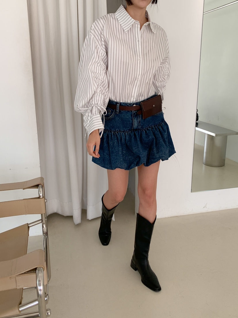 MILLIMETER韓國㊣直郵東大門代購女裝新款時尚職業襯衫蕾絲衫MILLIMETER襯衫/蕾絲衫