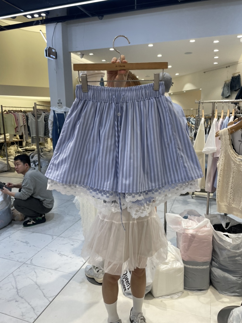 MILLIMETER韓國直郵㊣女裝新款時尚熱賣推薦休閑職業25春夏短褲MILLIMETER短褲圖色2