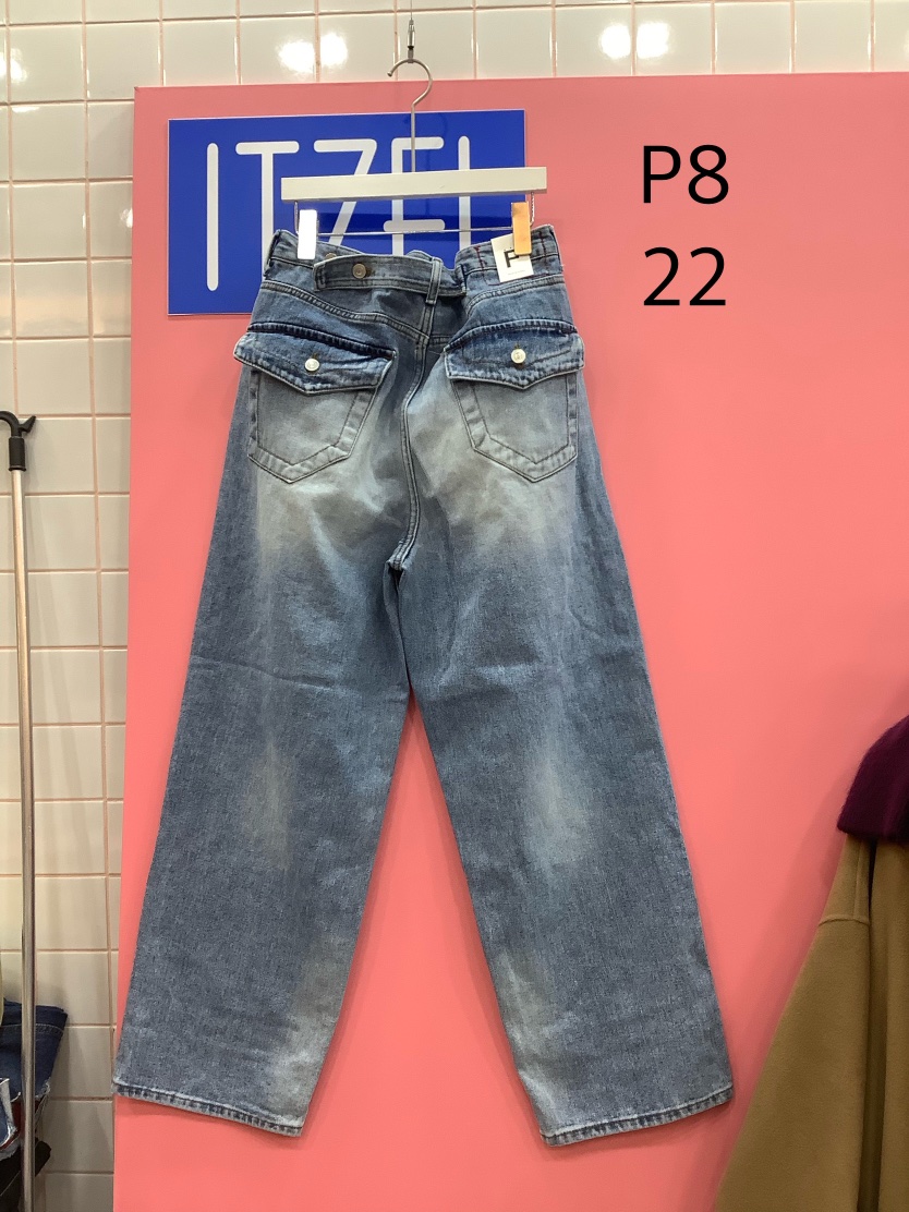 ITZEL韓國直郵㊣東大門實拍女裝新款職業時尚熱賣推薦牛仔褲ITZEL牛仔褲