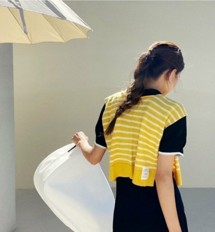 EBADA韓國㊣直郵東大門代購女裝新品熱賣25春夏圍巾披肩披肩開衫EBADA圍巾/披肩