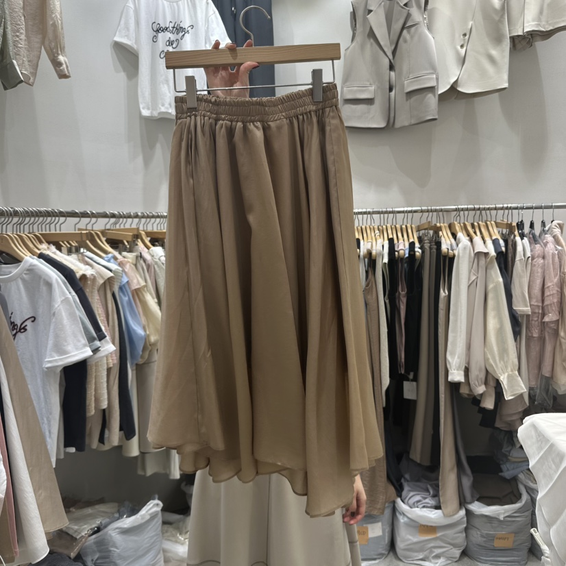 G.I-L直郵韓國代購㊣女裝新品休閑人氣熱賣時尚職業長裙天絲G.I-L長裙