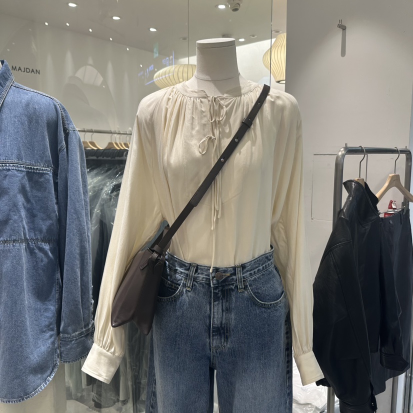 MAJDAN韓國㊣直郵東大門代購女裝新品休閑推薦熱賣襯衫蕾絲衫MAJDAN襯衫/蕾絲衫