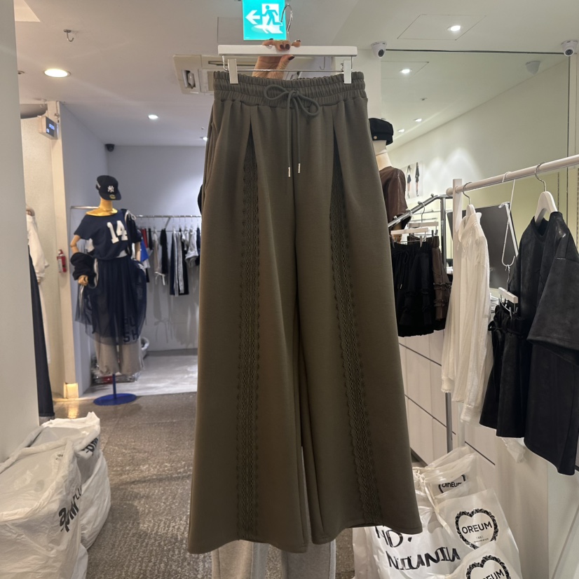 OREUM直郵韓國代購㊣女裝新品時尚人氣25春夏推薦休閑休閑褲OihEum休閑褲