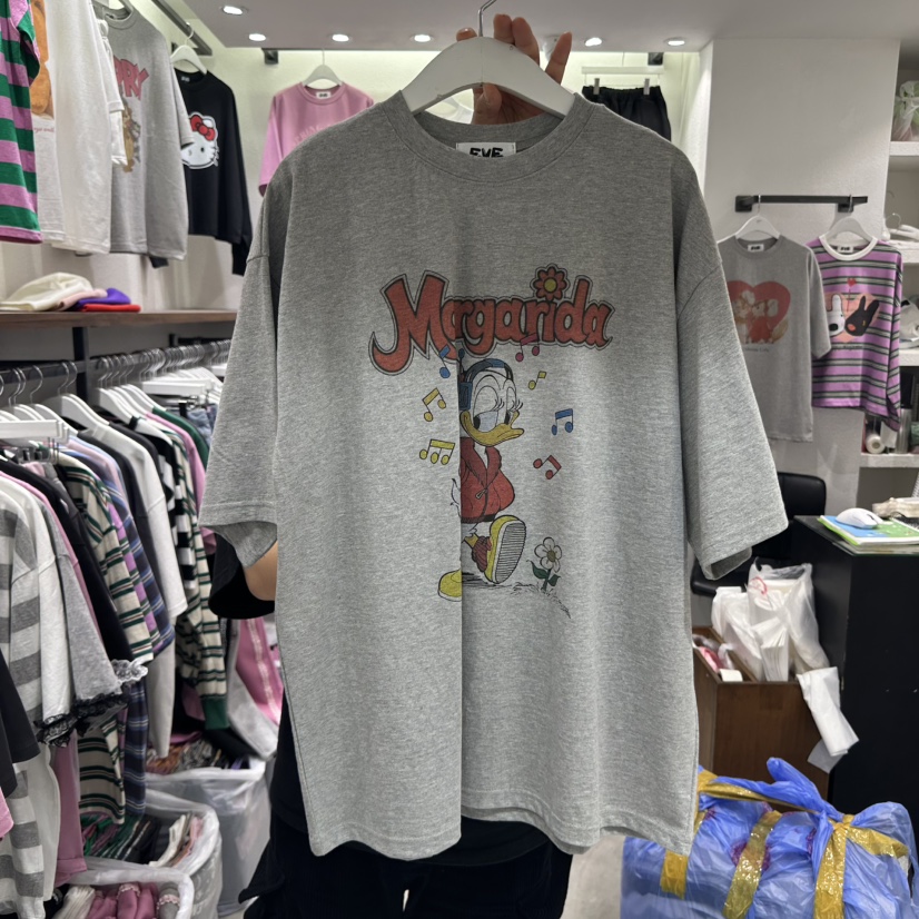 EVE韓國㊣直郵東大門代購女裝新品人氣職業休閑熱賣時尚T恤EVET恤圖色4