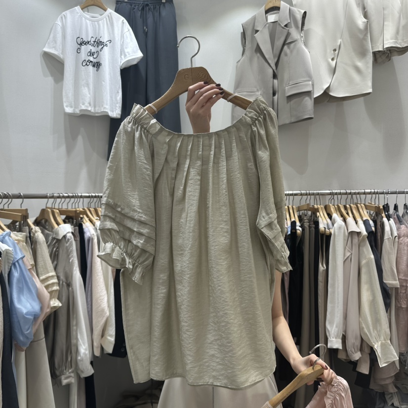 G.I-L直郵韓國代購㊣女裝新品推薦時尚25春夏職業休閑T恤G.I-LT恤圖色3