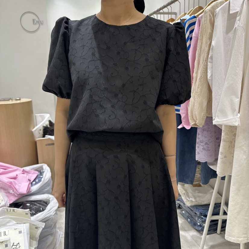 EN.U韓國㊣直郵東大門代購女裝新品25春夏推薦人氣時尚T恤EN.UT恤圖色2