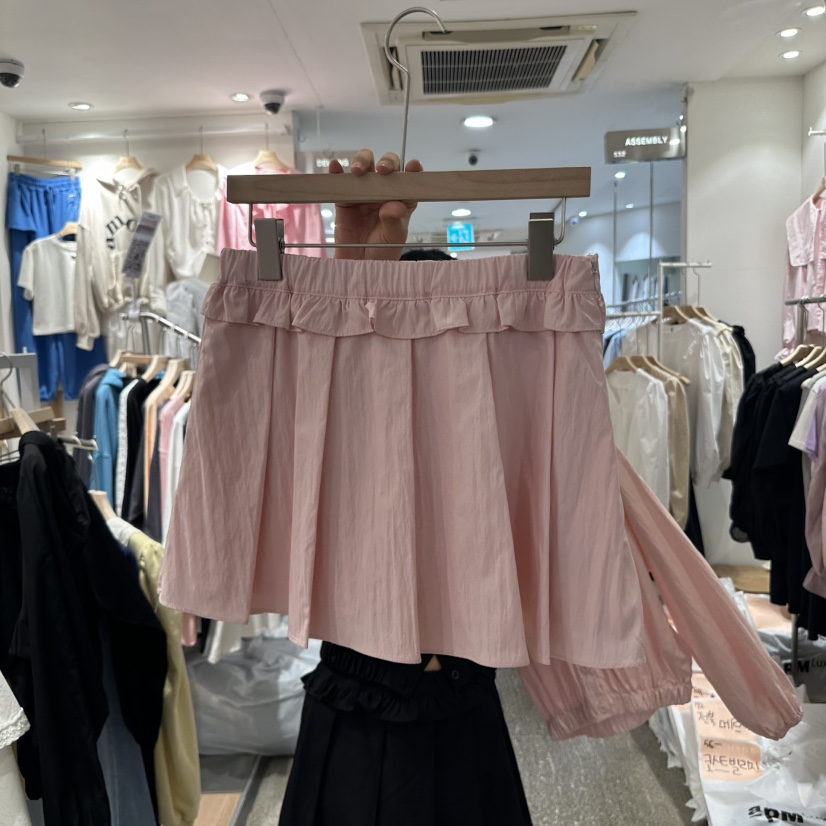 DELLING韓國代購女裝新款熱賣25春夏休閑真品職業推薦人氣短裙DELLING短裙