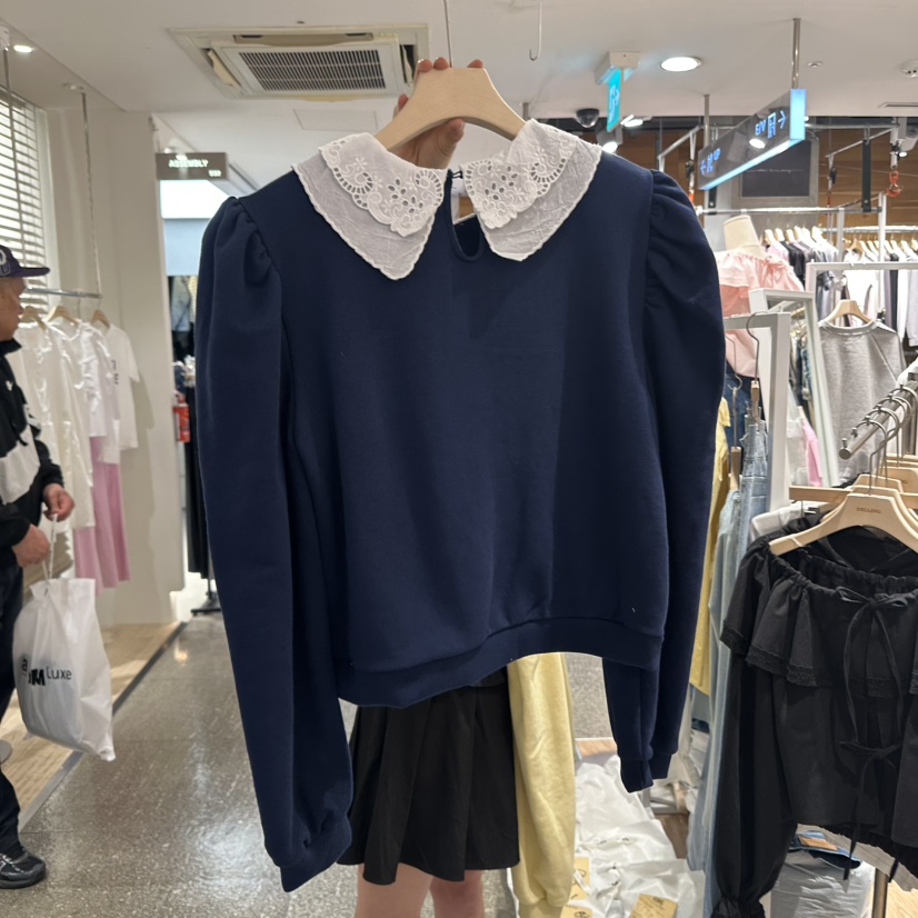 DELLING東大門代購女士新品時尚推薦休閑職業熱賣人氣25春夏衛衣DELLING衛衣
