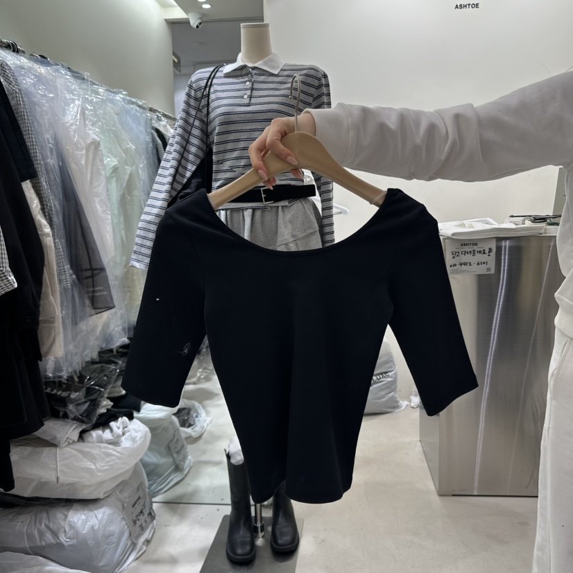 ASHTOE東大門代購女士新品真品25春夏熱賣休閑時尚職業推薦T恤ASHTOET恤