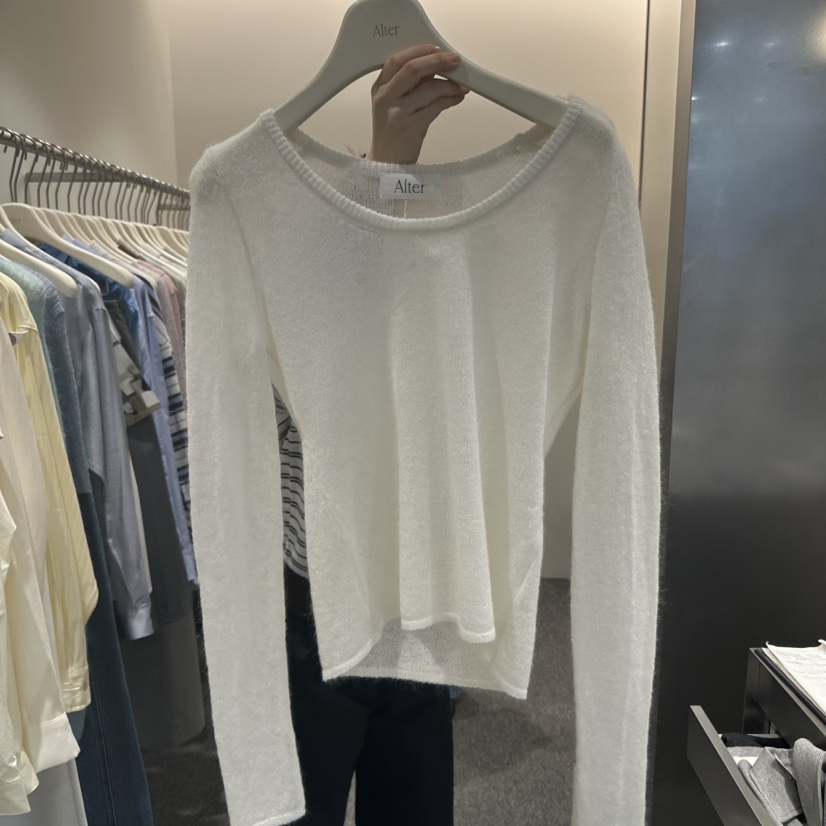 ALTER東大門實拍女裝新品時尚25春夏職業推薦人氣休閑針織衫Alter針織衫圖色1