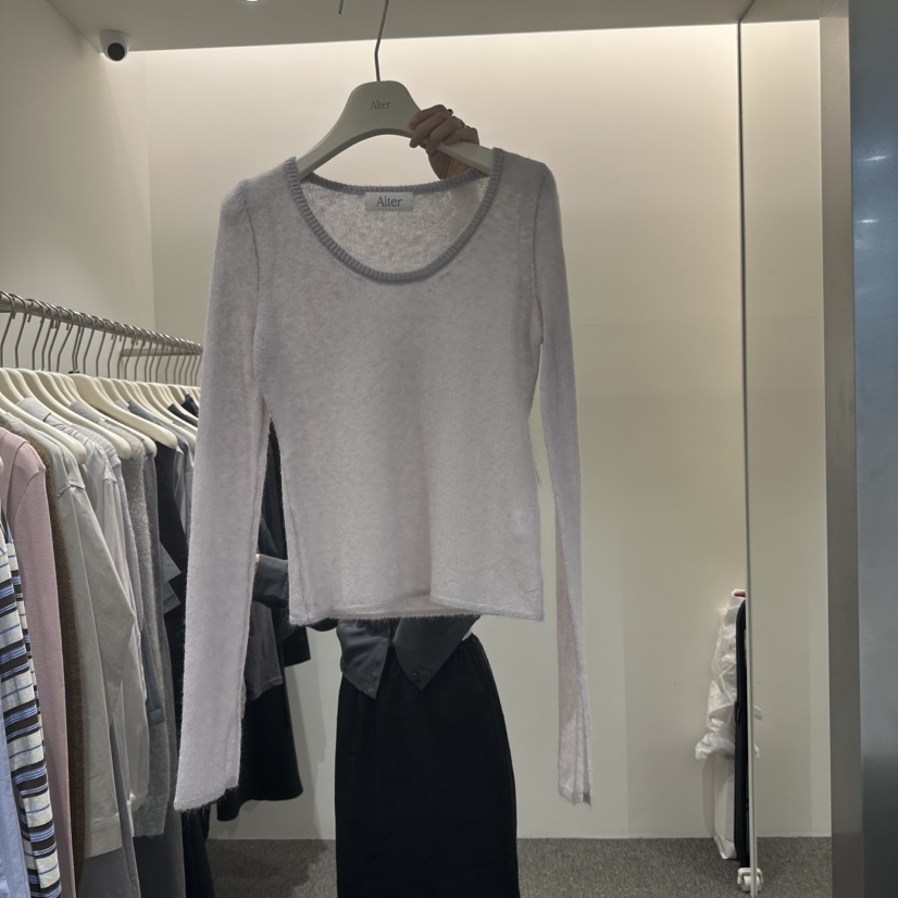 ALTER東大門實拍女裝新品時尚25春夏職業推薦人氣休閑針織衫Alter針織衫圖色3