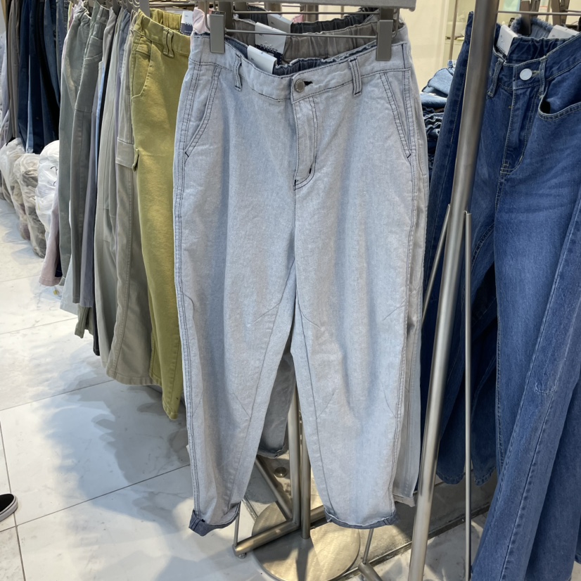 POCKET-Q東大門代購女裝新品25春夏真品職業推薦人氣休閑褲POCKET-Q休閑褲圖色2